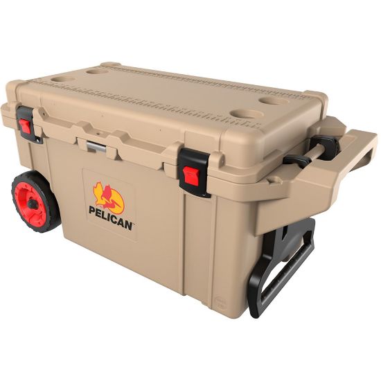 Picture of Pelican™ 80Qw  80Qt Cooler Wheeled Outdoor Tan Part# - 80Qw-2-Tan