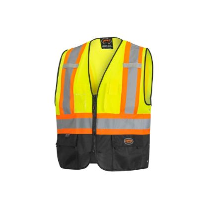 Picture of Pioneer 131Bbau Green Solid Vest Part# - V1020161U-L/Xl