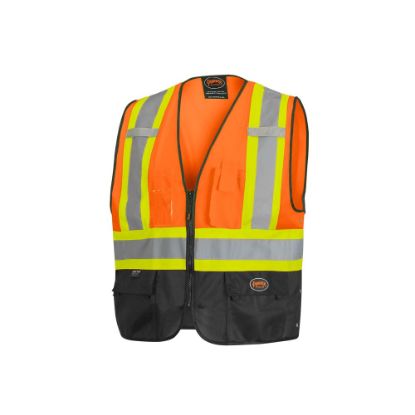 Picture of Pioneer 134Bbau Orange Solid Vest Part# - V1020251U-4/5Xl