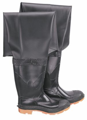 Picture of Dunlop® Protective Footwear Hip Wader Black Plain Toe Part# - 8605500.06