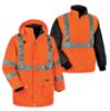 Picture of Ergodyne Glowear 8385 Class 3 4-In-1 Jacket Orange- Sm Part# - 24372