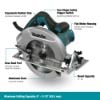 Picture of Makita® 7-1/4" Circular Saw Part# - Hs7600