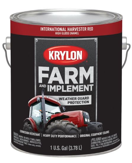 Picture of Krylon® Industrial Farm/Imp Gallon Paint 128 Oz Net Wt.  Ih Red Part# - K01964000