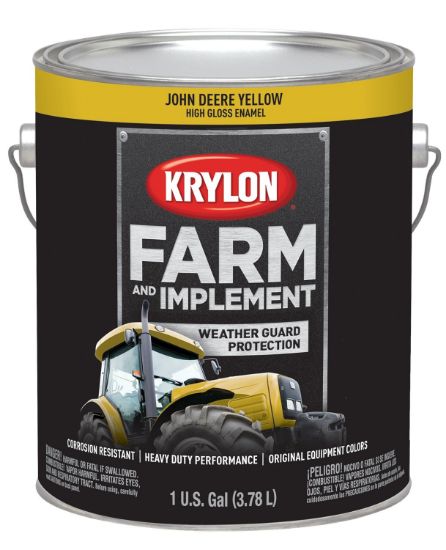 Picture of Krylon® Industrial Farm/Imp Gallon Paint 128 Oz Net Wt. Jd Yellow Part# - K01970000