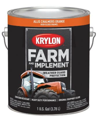 Picture of Krylon® Industrial Farm/Imp Gallon Paint 128 Oz Net Wt. Ac Orange Part# - K01971000