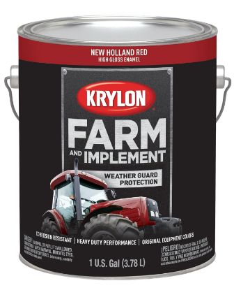 Picture of Krylon® Industrial Farm/Imp Gallon Paint 128 Oz Net Wt. Nh Red Part# - K01977000