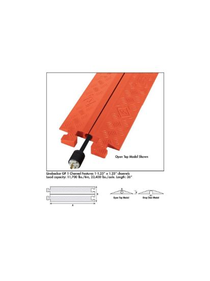 Picture of Checkers Cable Protectorfastlane2-Ch1"L-Connorange Part# - Fl2X1.75-O