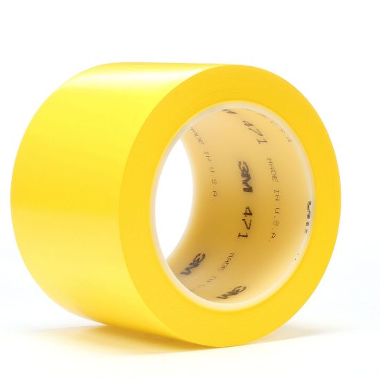 Picture of 3M™ 3M Vinyl Tape 471 Yellow48 In X 36 Yd 5.2 Part# - 7100044621