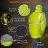 Picture of Ergodyne Glowear 8385 Class 3 4-In-1 Jacket- S- Lime Part# - 24382