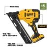 Picture of Dewalt® 20V Max 15Ga Angled Finish Nailer Part# - Dcn650D1