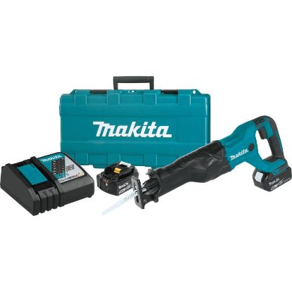 Picture of Makita® 18V Lxt Recip Saw Kit (2) 5.0 Battry Chrgr Case Part# - Xrj04T