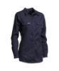 Picture of Lapco 7Oz Fr Ladies Advance Comfort Navy Uniform Shirt Part# - L-Sfracnv-Xlreg