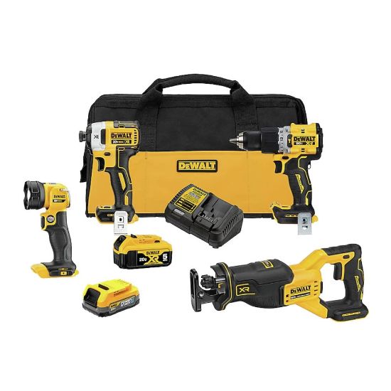 Picture of Dewalt® Dewalt 20V Max Xr Brushless 4 Tool Combo Kit Part# - Dck449E1P1