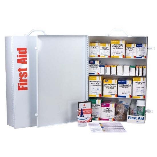 Picture of First Aid Only® 4 Shelf Industrial Station  1060 Piece  Mtl Cabi Part# - 248-O/Fao