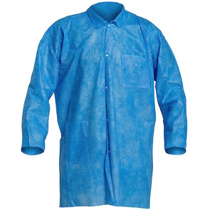 Picture of Dupont Proshield Basic Lab Coat  Blue  Xl Part# - D15225360