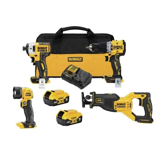 Picture of Dewalt® 20V Max Xr Brushless 4-Tool Combo Kit Part# - Dck449P2