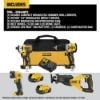 Picture of Dewalt® 20V Max Xr Brushless 4-Tool Combo Kit Part# - Dck449P2