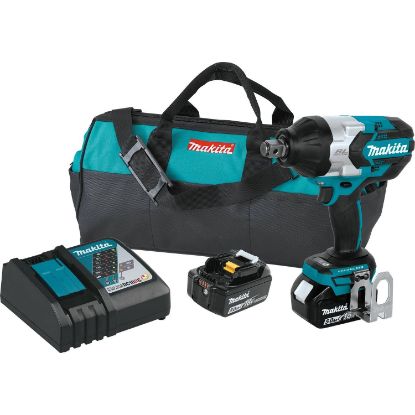 Picture of Makita® 18V Lxt Bl 3/4" Impact Wrench Kit Part# - Xwt07T