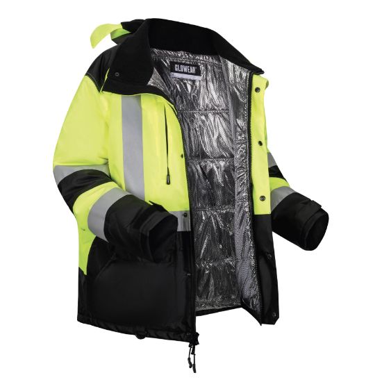 Picture of Ergodyne 8390 S Lime Hi-Vis Jacket - Heat Reflective Line Part# - 25722