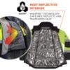 Picture of Ergodyne 8390 2Xl Lime Hi-Vis Jacket - Heat Reflective Li Part# - 25726