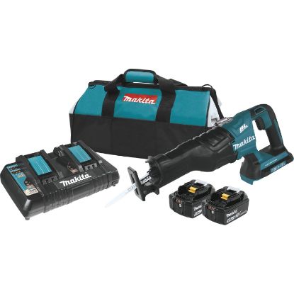 Picture of Makita® 18V X2 Lxt Brshlss Recipsaw Kit (2)Battry Chrgr Part# - Xrj06Pt