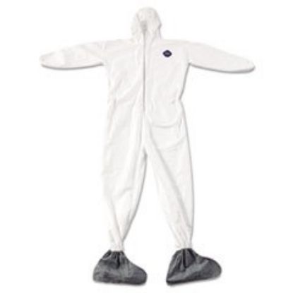 Picture of Dupont Tyvek Coverall Zip Ft Hdela Wrist & Ankles 4Xl Part# - D13398127