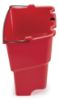 Picture of Rubbermaid Commercial 35Qt Wavebrake 2 Dirty Water Bucket Red Part# - 2064907