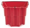 Picture of Rubbermaid Commercial 35Qt Wavebrake 2 Dirty Water Bucket Red Part# - 2064907