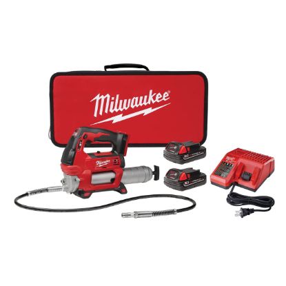 Picture of Milwaukee® Tool M18 2-Speed Grease Gun 2Ct Battery Kit Part# - 2646-22Ct