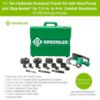 Picture of Greenlee® Punch Set  Hand Pump Hyd  1/2" - 4" Part# - 7310Sb