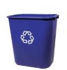 Picture of Rubbermaid Commercial Deskside Recycle Med 28Qt/27L Blue Part# - Fg295673Blue