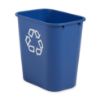 Picture of Rubbermaid Commercial Deskside Recycle Med 28Qt/27L Blue Part# - Fg295673Blue