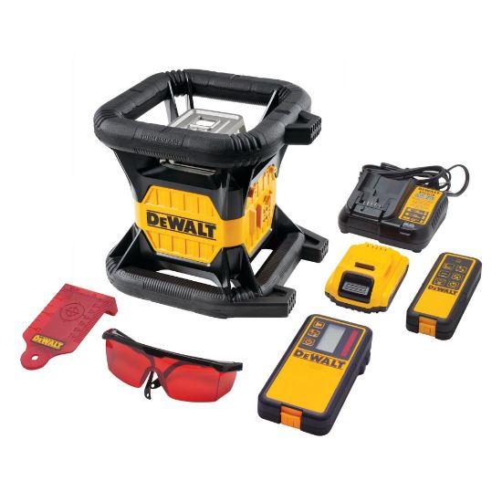 Picture of Dewalt® 20V 200 Ft. Red Self Leveling Rotary Laser Kit Part# - Dw079Lr