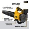 Picture of Dewalt® 5Ah Dw Gen 2 20V Brushless Blower Kit Part# - Dcbl722P1