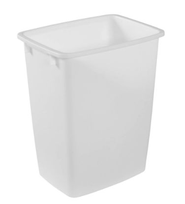 Picture of Rubbermaid Home Products 36 Quart White Indoor Consumer Wastebasket Part# - Fg2806Tpwht