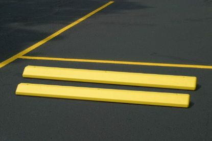 Picture of Eagle 00122 Yellow Parking Stop W/Hardware Part# - 1790Y