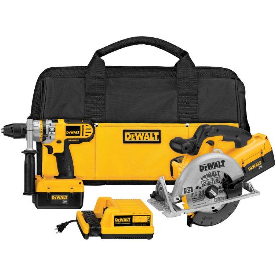 Picture of Dewalt® 36 V Hammerdrill Cic Saw Combo Part# - Dcx6200