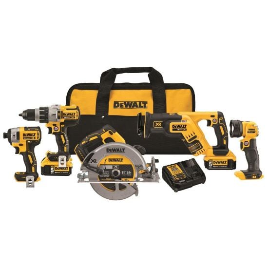 Picture of Dewalt® 20V Max Xr Li-Ion 5-Toolcombo Kit Part# - Dck594P2