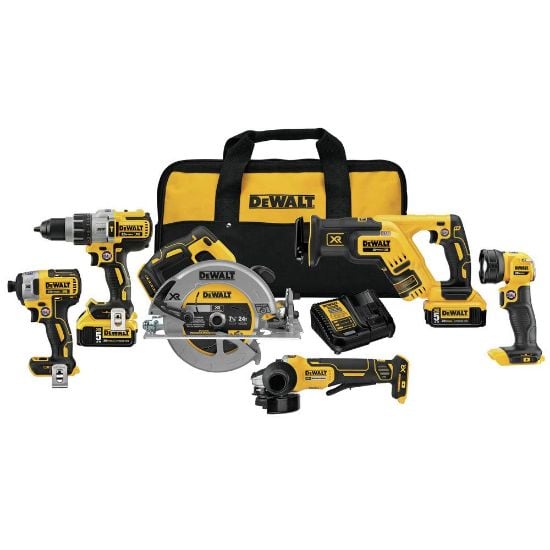 Picture of Dewalt® 20V Max Xr Li-Ion 6-Toolcombo Kit Part# - Dck695P2