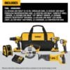 Picture of Dewalt® 20V Compact 6-Tool Combokit Part# - Dck620D2