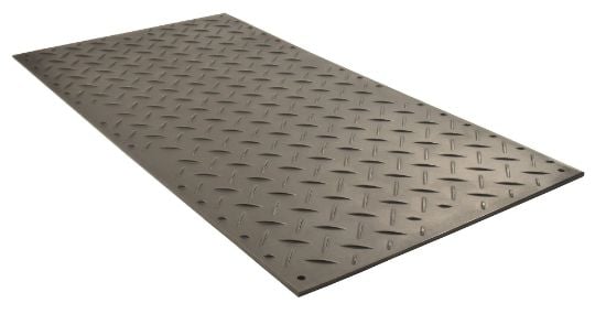 Picture of Checkers Ground Protectionalturnamat4'X8'Blk120 Ton Part# - Am48