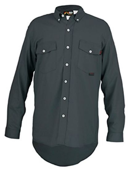 Picture of Mcr Safety Fr Long Sleeve Work Shirt Gray Mt Part# - S1Gmt