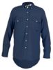 Picture of Mcr Safety Fr Long Sleeve Work Shirt Navy  L Part# - S1Nl