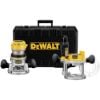 Picture of Dewalt® 2-1/4 Hp Electronic Vs Fixed/Base Plunge Base Ro Part# - Dw618Pk