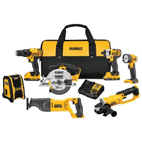 Picture of Dewalt® 20V Max Li-Ion Compact 7-Tool Combo Kit Part# - Dck720D2