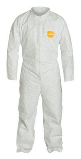 Picture of Dupont Proshield Coverall  Zipfront  White Part# - D14996977