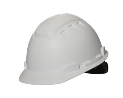 Picture of 3M™ Elev Temp Hard Hat Wht Ratchet Suspension Part# - 7100245287