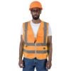 Picture of Pioneer 6855U Orange Safety Tricot Part# - V1025150U-2Xl