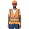 Picture of Pioneer 6855U Orange Safety Tricot Part# - V1025150U-3Xl