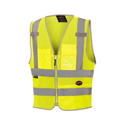 Picture of Pioneer 6854U Green Safety Meshvest Part# - V1025260U-2Xl